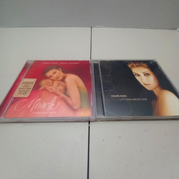 Celine Dion CD Bundle – Miracle & Let’s Talk About Love – EUC Collectibles - Picture 1 of 3